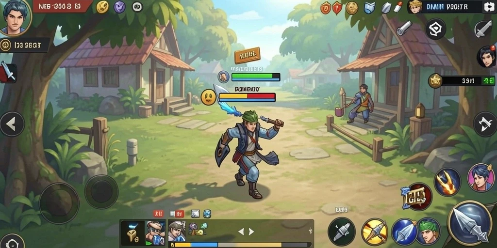 Fitur multiplayer yang memungkinkan bermain bersama teman.