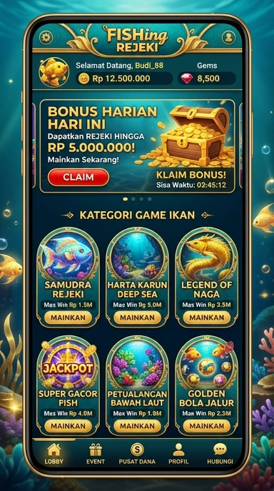rejeki — layar beranda